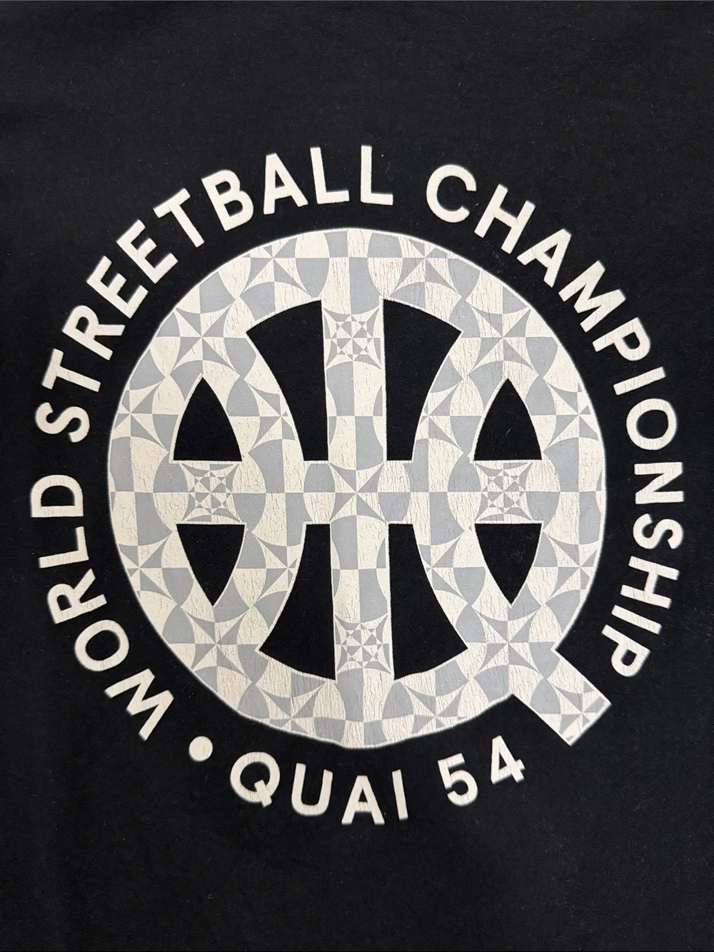 Men's XS Black Jordan x Quai 54 World Streetball Championship Graphic T-Shirt